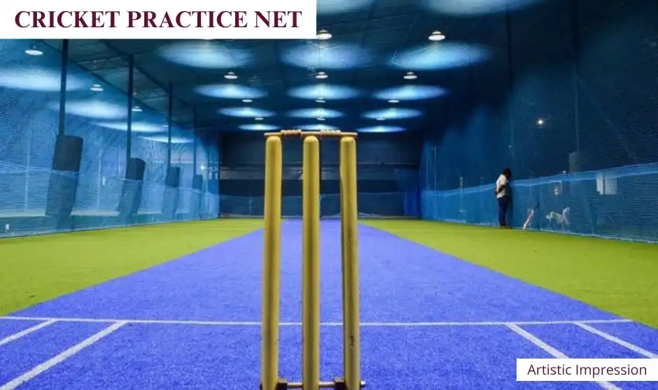 Cricket Practice Net Amenity at Mantra One Residences Burgundy