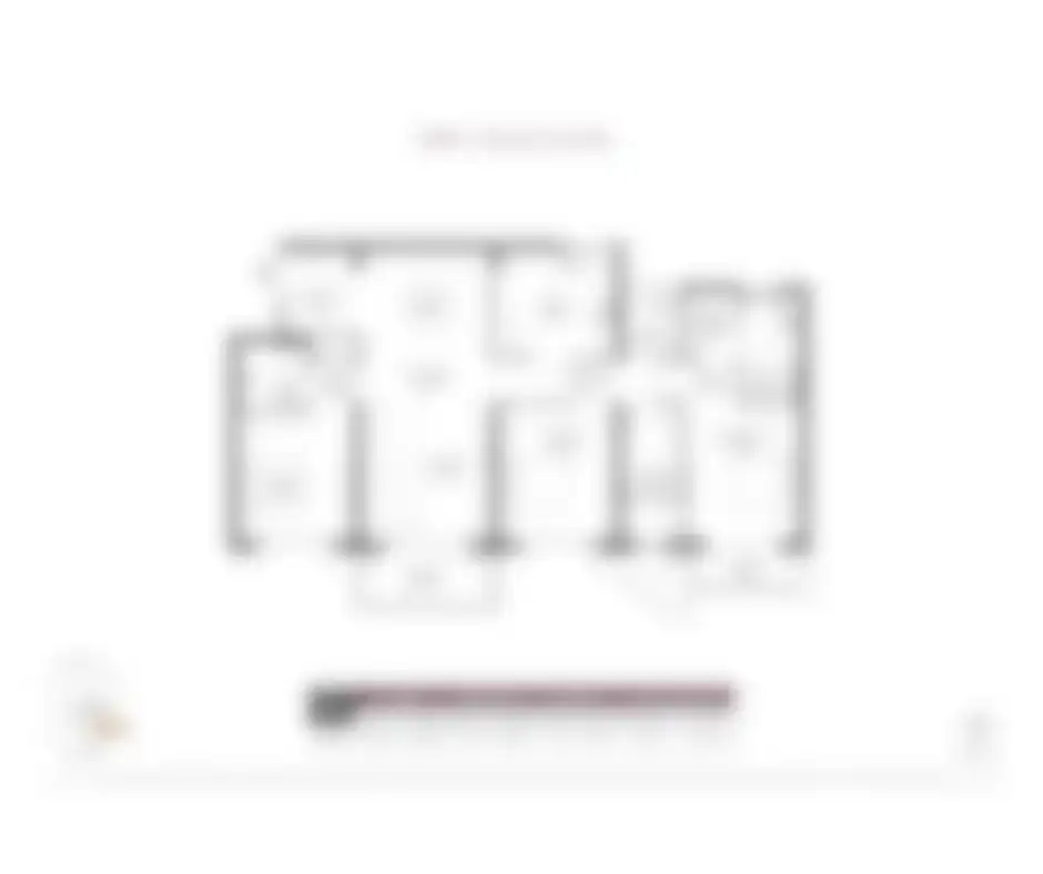 Mantra One Residneces Burgundy 3 BHK Unit Plan and Layout
